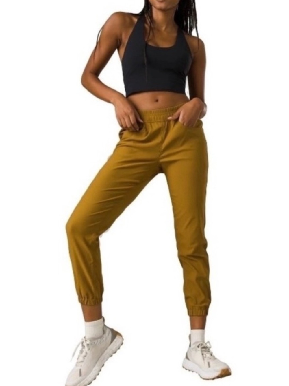 PrAna Halle E-Waist Jogger II Antique Bronze Size 6 Hiking Performance Pant